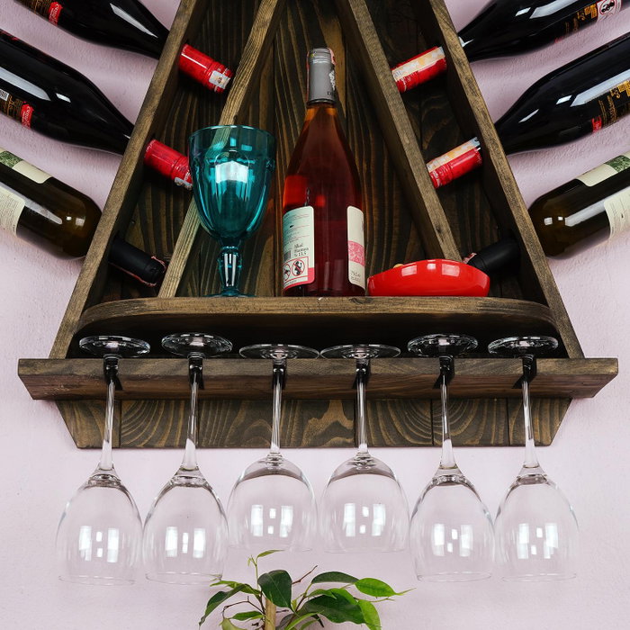 Hanah Home Raf072 Estante de Cocina en Roble Oscuro